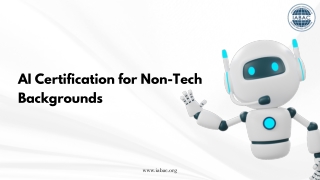 AI Certification for Non-Tech Backgrounds