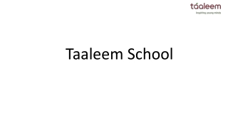 TAALEEM SCHOOLS