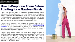 How to Prepare a Room Before Painting for a Flawless Finish
