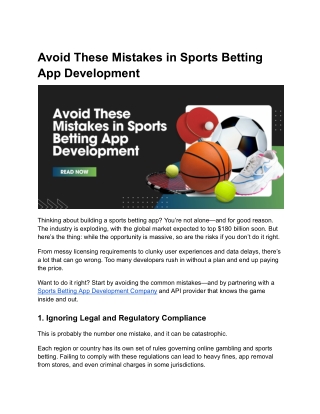 avoid these mistakes in sports betting