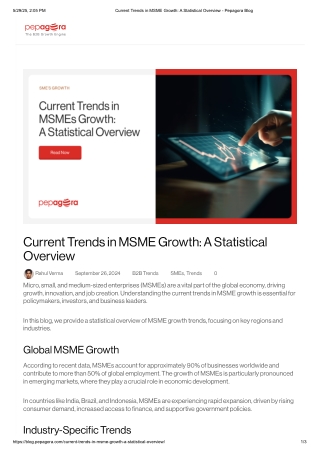 Current Trends in MSME Growth_ A Statistical Overview - Pepagora Blog