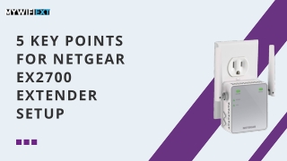 Simple Guide for Netgear EX2700 Extender Setup
