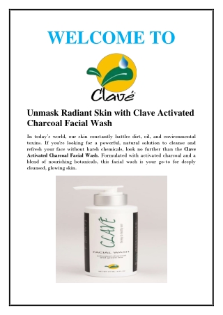 Charcoal Facial Wash