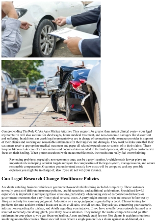 Exactly How A Car Accident Lawyer Can Help Your Personal Injury Situation