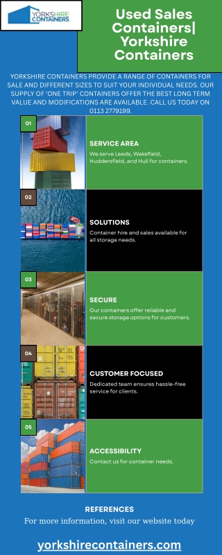 Container Hire | Container Sales | Yorkshire Containers