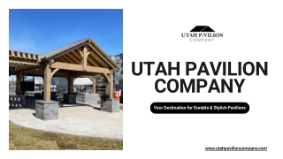 Timber Frame Pavilion Utah | Utah Pavilion Company
