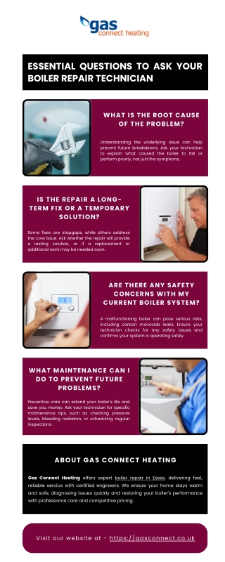 essential questions to ask your boiler repair