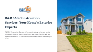 r r 360 construction services your home