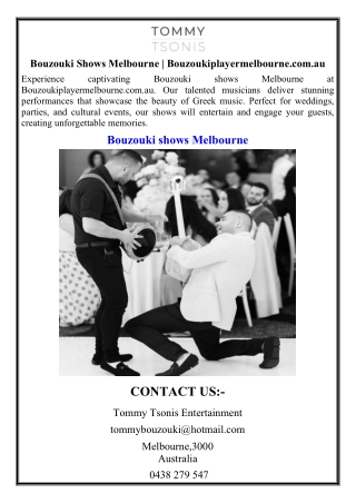 bouzouki shows melbourne bouzoukiplayermelbourne