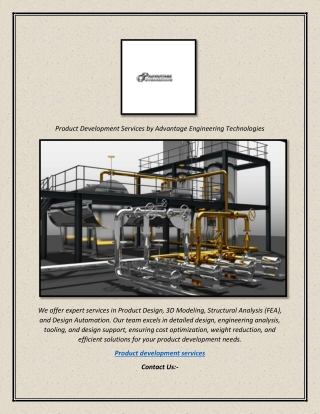 Product Development Services by Advantage Engineering Technologies