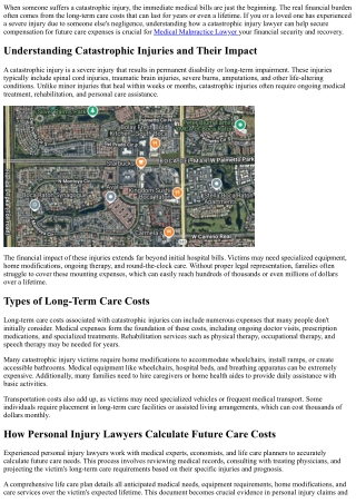 Can a Catastrophic Injury Lawyer Help with Long-Term Care Costs?