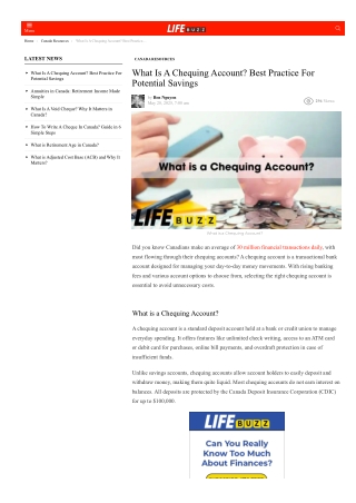 Joint Chequing Accounts in Canada 2025