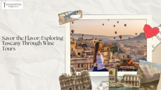 Savor the Flavor Exploring Tuscany Through Wine Tours