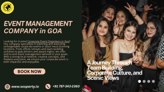 Event Management Company in Goa For Corporates
