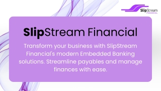 slip stream financial transform your business