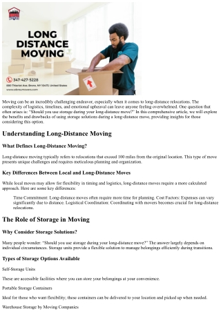 moving can be an incredibly challenging endeavor
