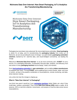 nichrome data over internet how smart packaging
