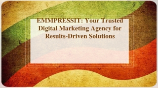 EMMPRESSIT Your Trusted Digital Marketing Agency for Results-Driven Solutions