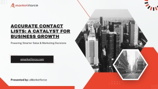 Maximizing Business Impact with Accurate Contact Lists