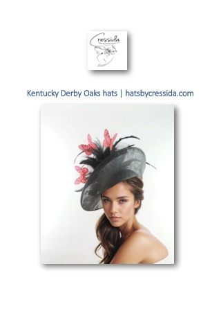 kentucky derby oaks hats hatsbycressida