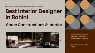 discover the artistry of interior design