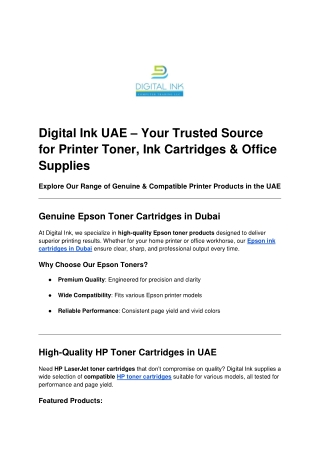 Office stationery suppliers dubai