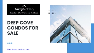 deep cove condos for sale