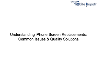understanding iphone screen replacements common
