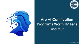 Are AI Certification Programs Worth It Let’s Find Out