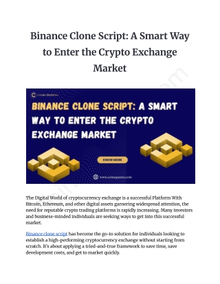 Binance Clone Script_ A Smart Way to Enter the Crypto Exchange Market (1) (1)