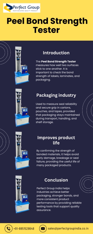 peel bond strength tester