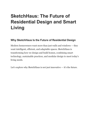 SketchHaus article - PDF