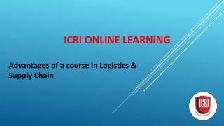 icri online learning
