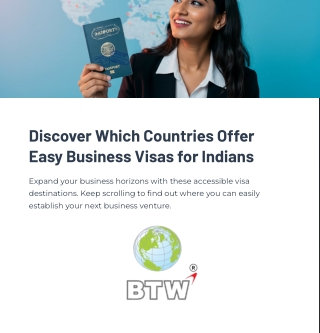 Discover Which Countries Offer Easy Business Visas for Indians