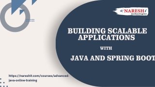 building scalable applications