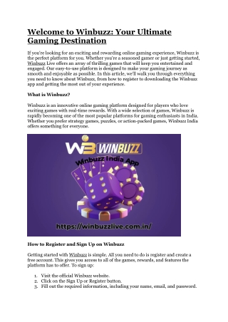 winbuzz app login