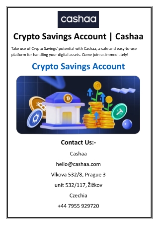 Crypto Savings Account