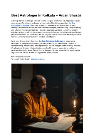 Best Astrologer In Kolkata – Anjan Shastri (6)