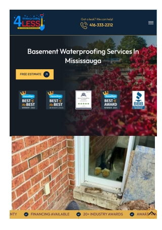 Basement Waterproofing Mississauga