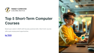 Top 5 Short-Term Computer Courses That Boost Your Career in 2025