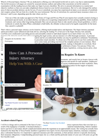 Exactly How To Plan For The Very First Meeting With A Personal Injury Legal Repr