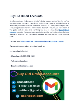 Buy Old Gmail Accounts (1)