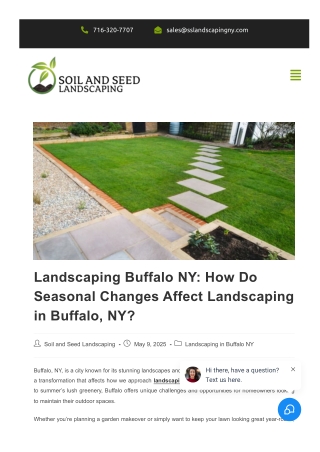 Landscaping Buffalo NY: How Do Seasonal Changes Affect Landscaping in Buffalo