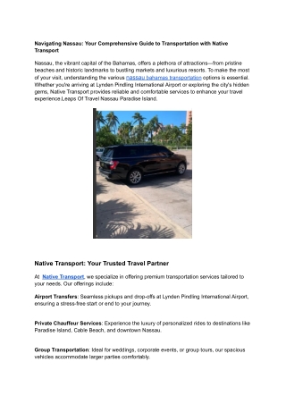 Navigating Nassau_ Your Comprehensive Guide to Transportation with Native Transport (1)