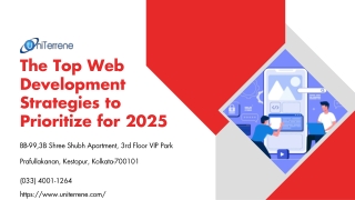 The Top Web Development Strategies to Prioritize for 2025