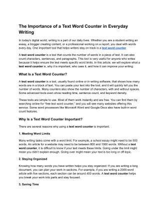 _text word counter