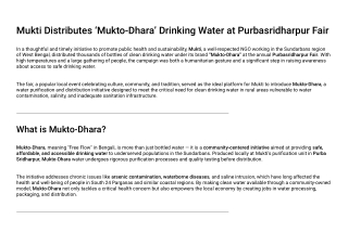 Mukto-Dhara