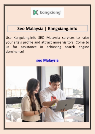 Seo Malaysia  Kangxiang.info