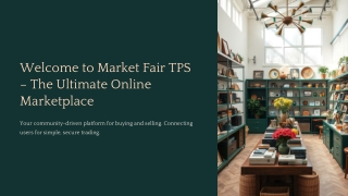 Market Fair TPS Your Go-To Online Marketplace for Buying & Selling Trending Items