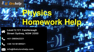 Physics Homework Help